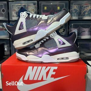 Air Jordan 4 Retro Monsoon Blue Size 10M (CUSTOM)